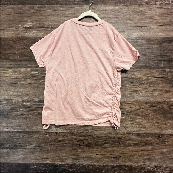 On Fire Strawberries Pink Short Sleeve Tee with Farm Fresh Design - Picture 6 of 7
